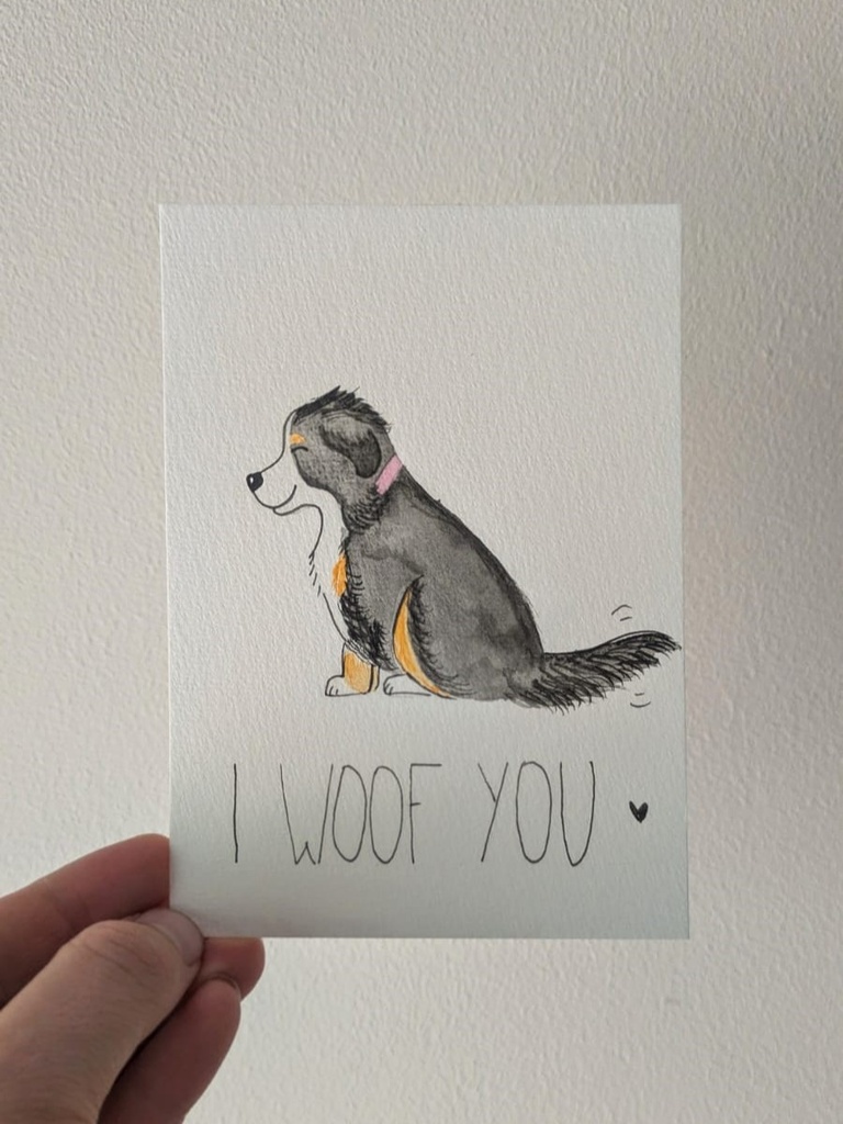 I woof you