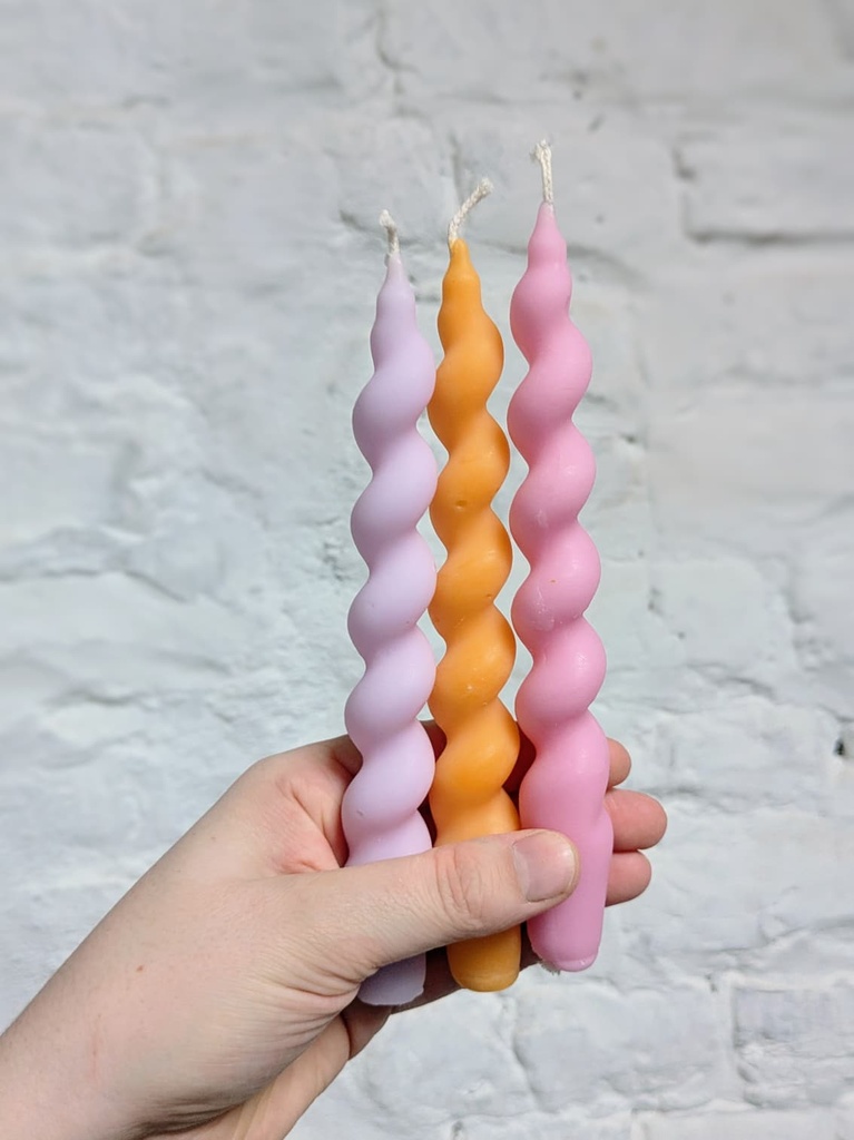 Trio chandelles bombées