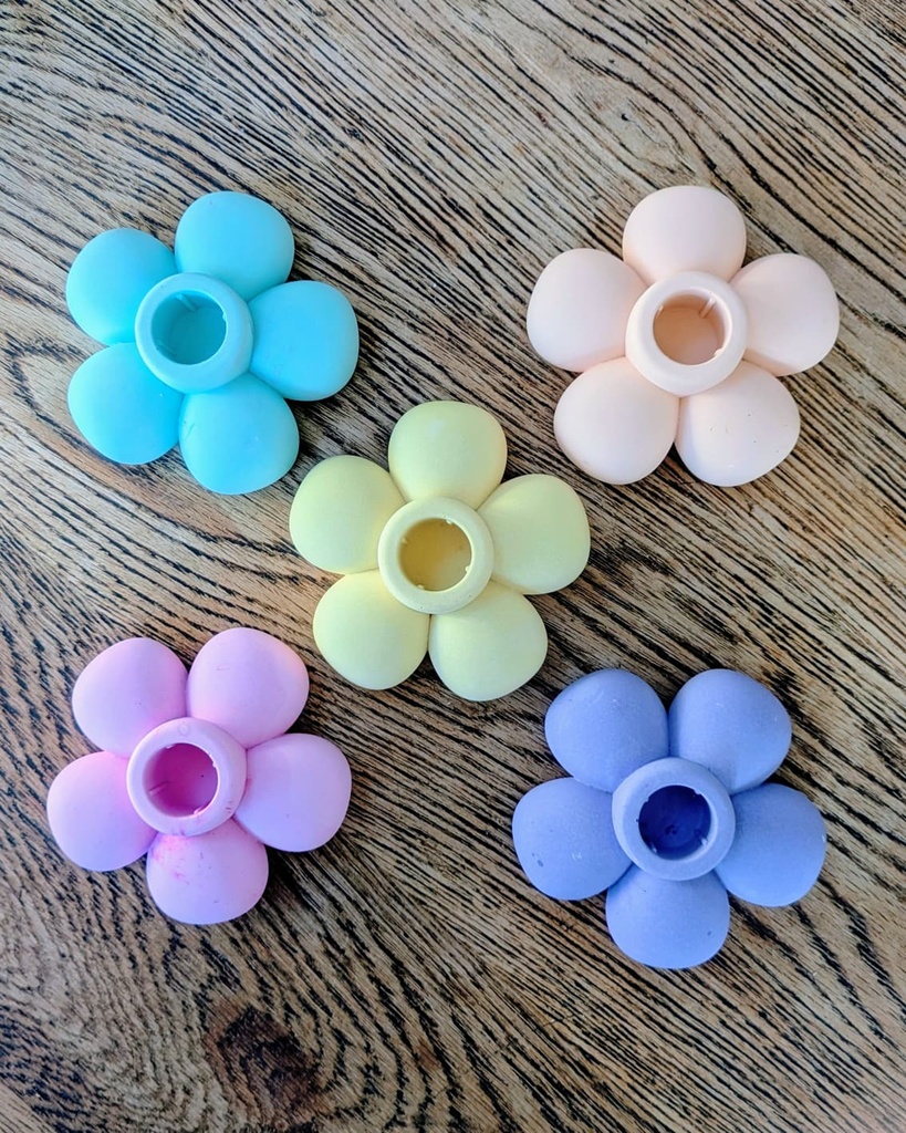 Chandelier fleur 🌸 (Jaune pastel)