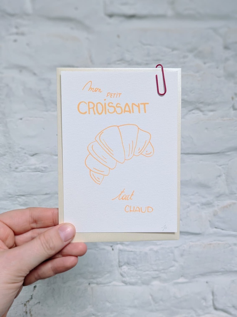 Croissant tout chaud