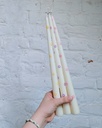 Trio chandelles fleurs